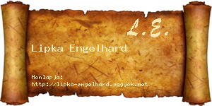 Lipka Engelhard névjegykártya